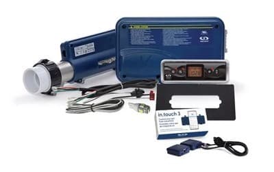 YJ-3, Pump Configuration: 3 Outputs (2 speed uses 2 outputs), BLO: Y, CIRC: Y, OZONE: Y, Heater: 4.0kW, Light: 12V, Topside: BDLK3001OP - Image 1